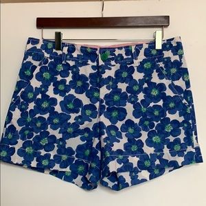 Lilly Pulitzer Blue Flower Shorts